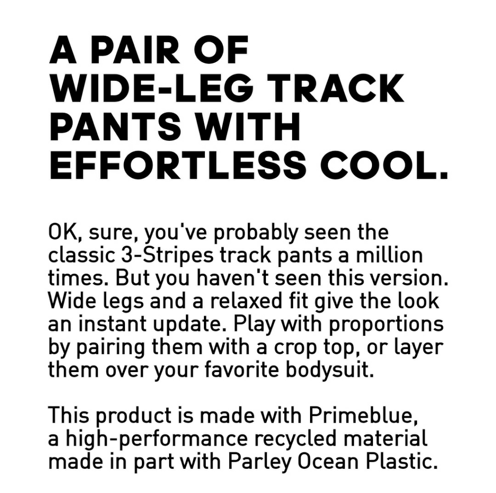 Adidas Relaxed Wide-Leg Primeblue Pants (1X Plus) - Picture 11 of 13